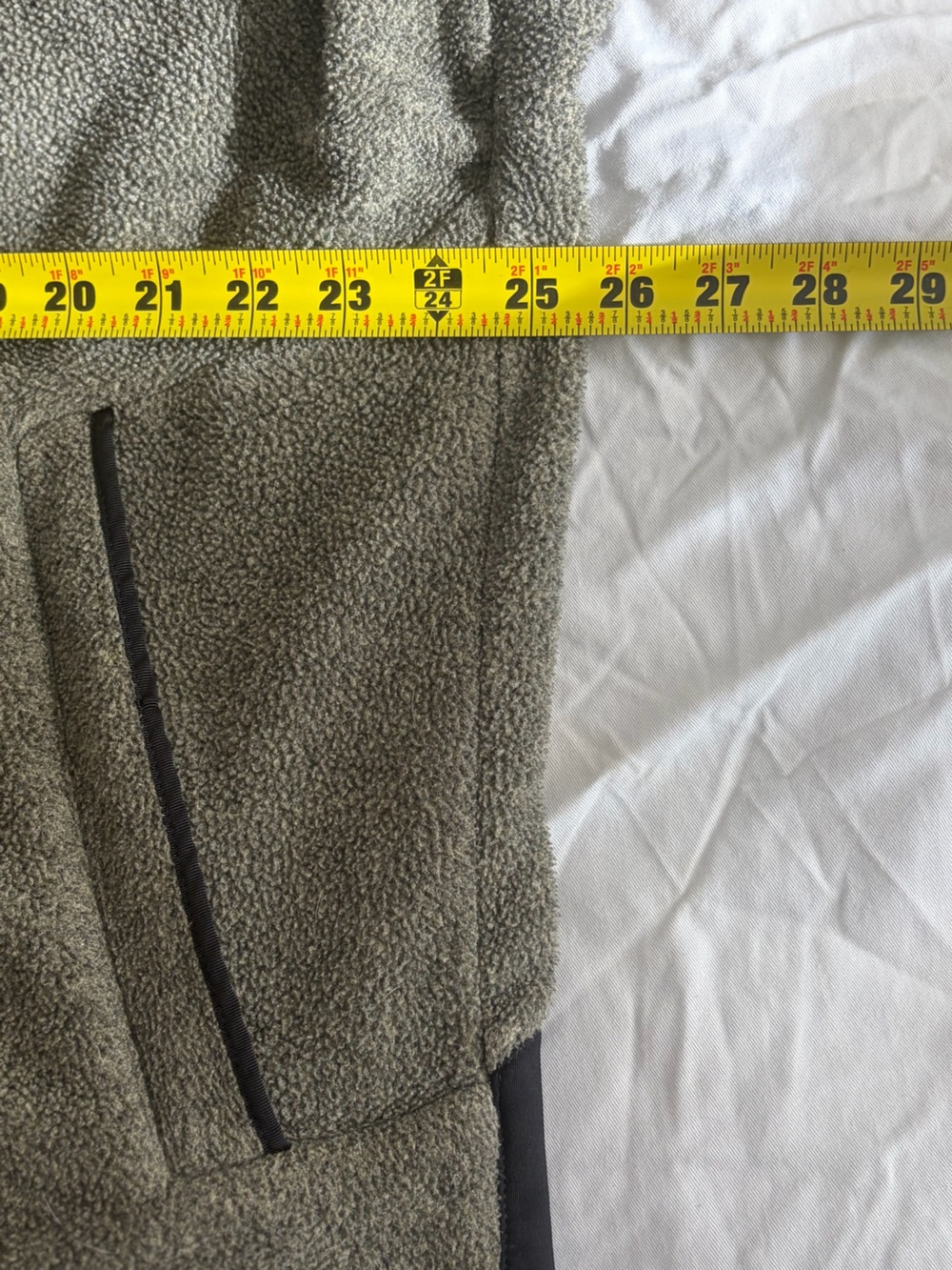 vintage Arc’teryx men’s L early 2000s hybrid fleece jacket grey/green &black - Picture 10 of 11